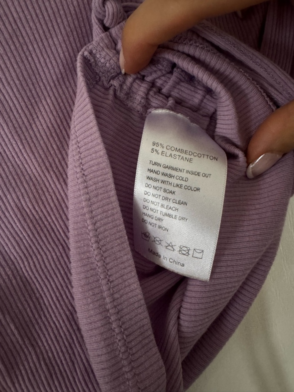 Purple Crop Top - Picture 4 of 4